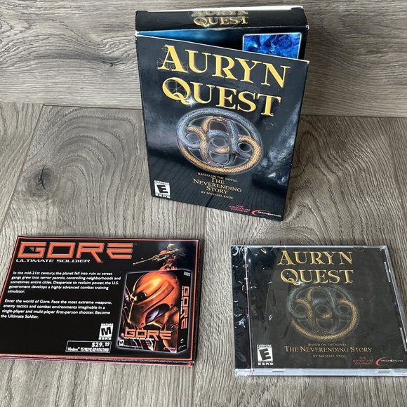 Auryn Quest PC Video Game Based On Neverending Story 2002 Sealed - Picture 1 of 10